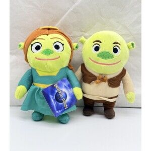 Universal Studios DreamWorks Shrek And Princess Fiona 8" Plush 2021 Stuffed Toys